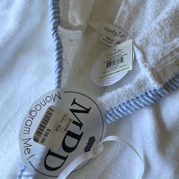 NWT Mudpie kids robe size 18M-3T - Picture 2 of 7